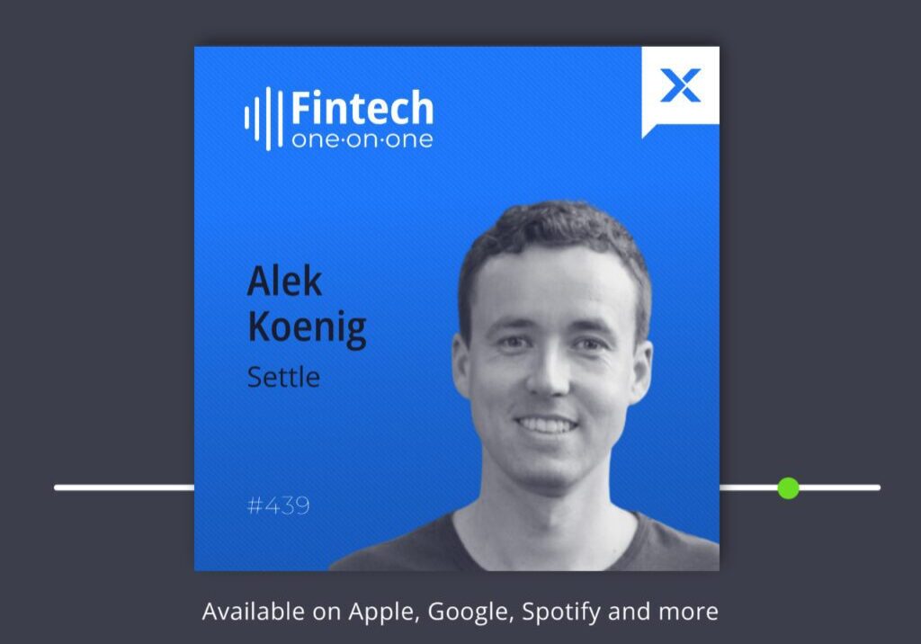 Profile card of Aiek Koenig from Seattle at Fintech One-on-One.
