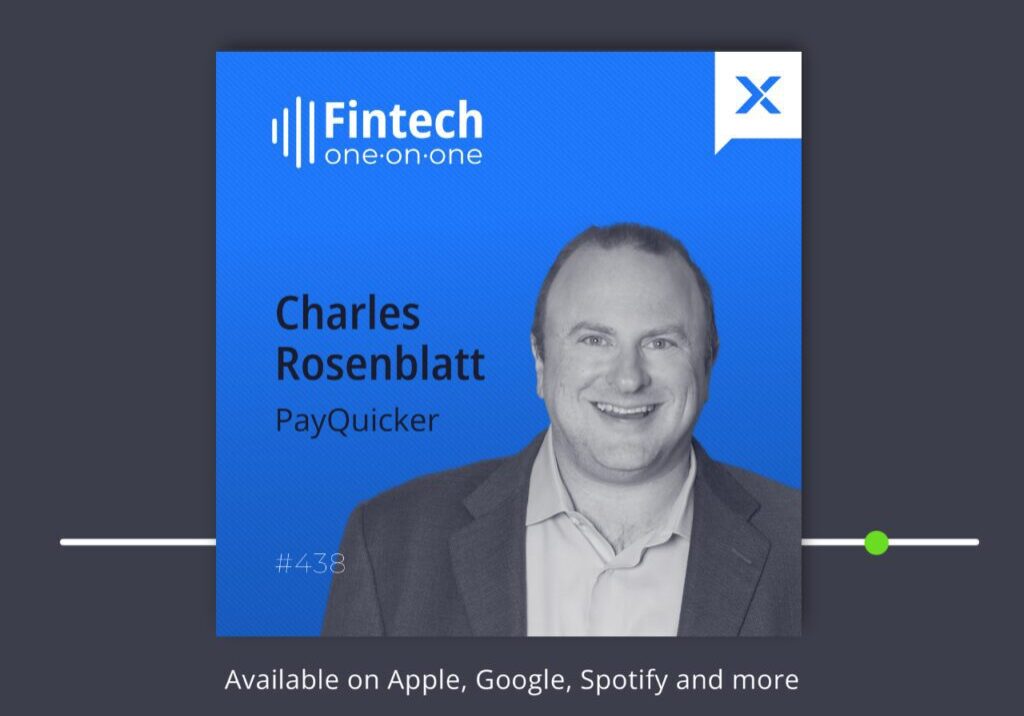 Profile card for Charles Rosenblatt, PayQuicker at Fintech One-on-One.