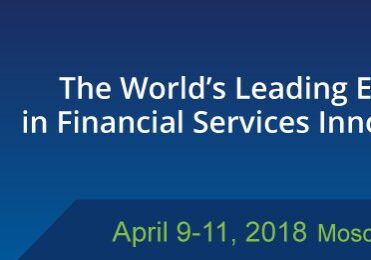 Banner announcing the World’s Leading Financial Services event, April 9-11, 2018.