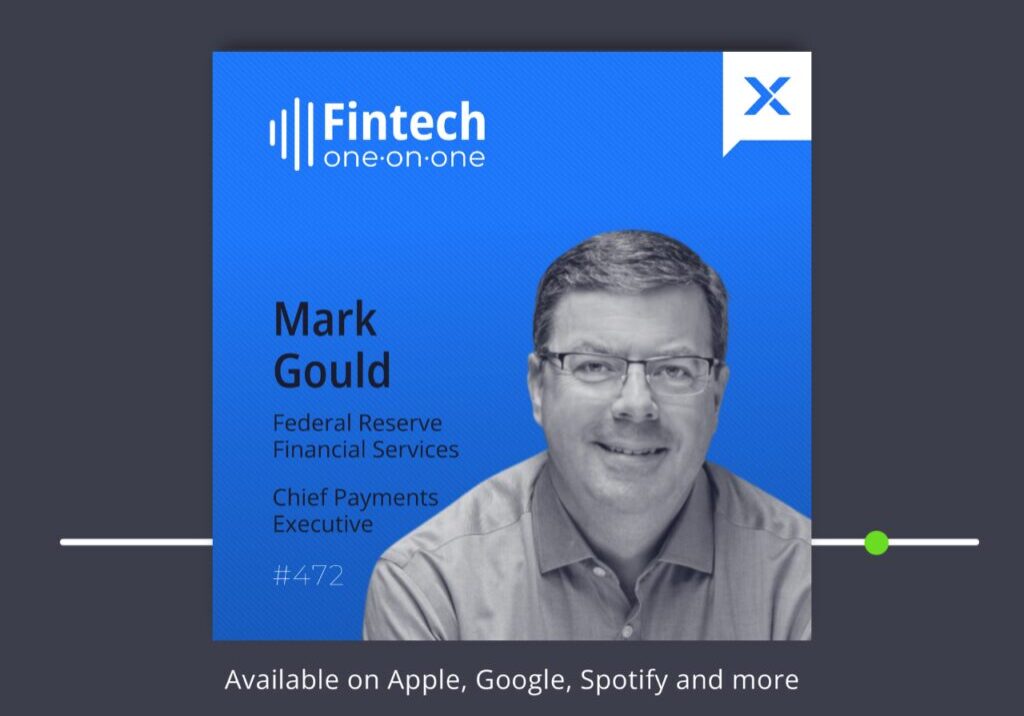 Promotional image of Mark Gould for Fintech One-on-One podcast.