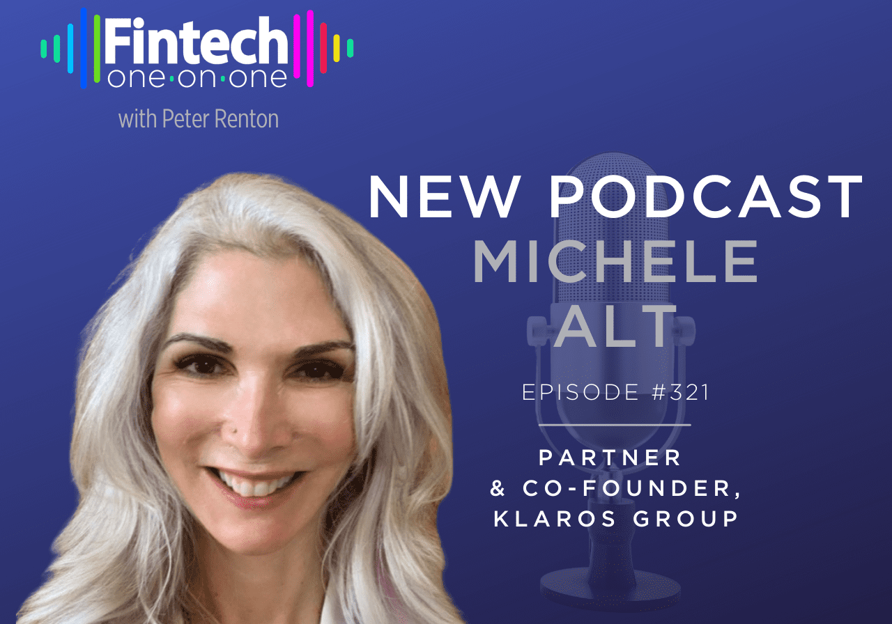 Podcast announcement featuring Michele Alt from Klaros Group.