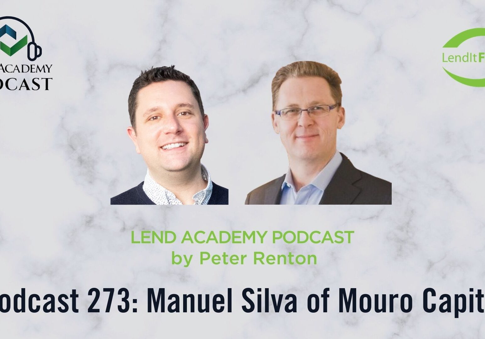 Portraits of two men for LEND Academy Podcast episode 273.