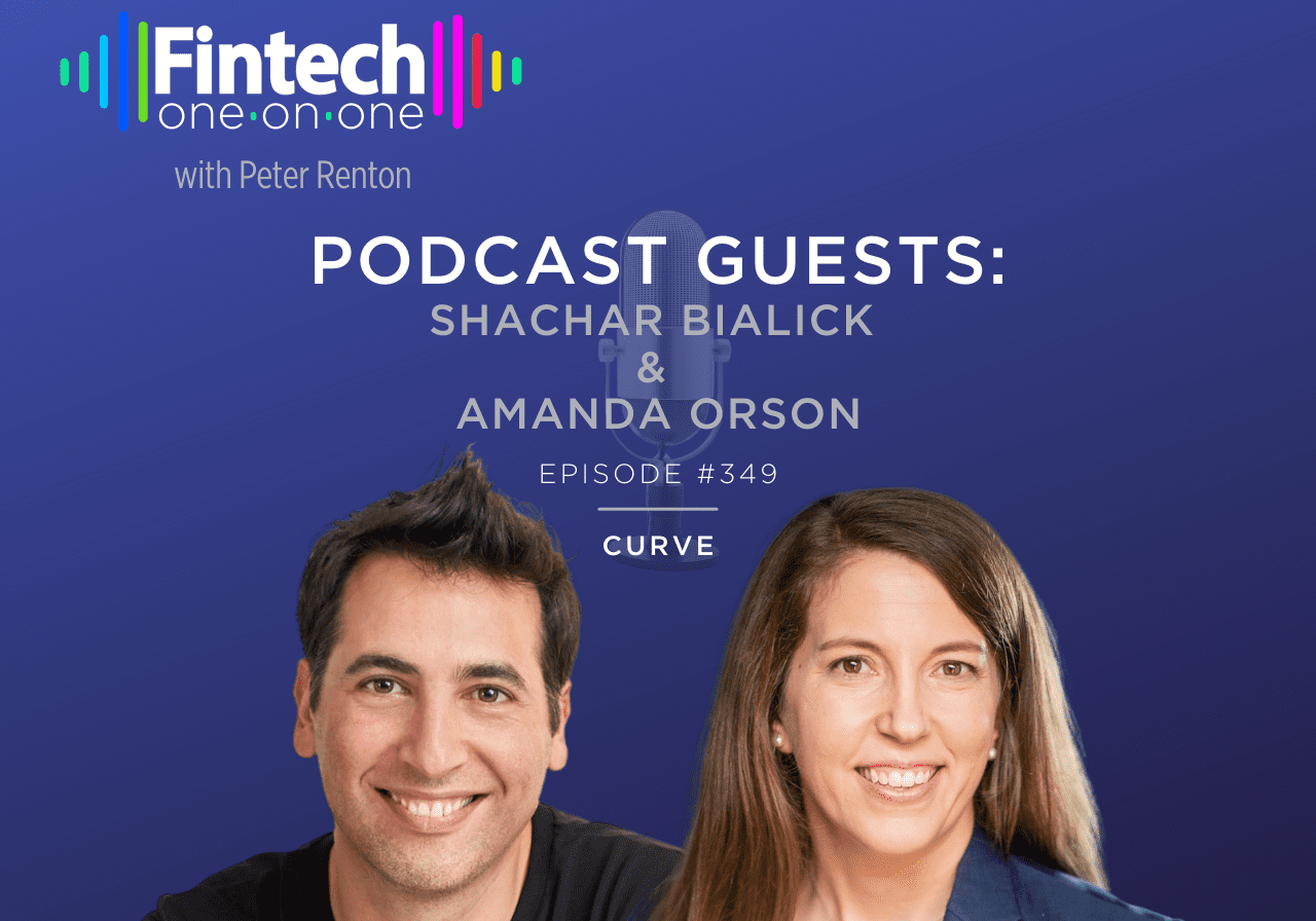Podcast featuring Shachar Bialick and Amanda Orson discussing fintech insights.